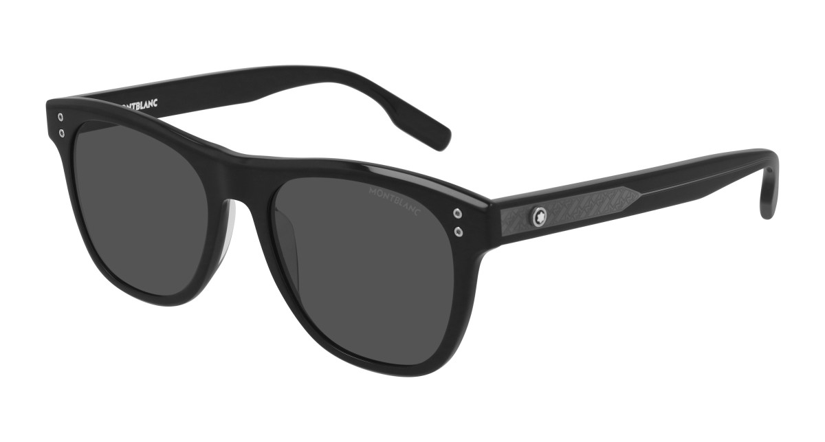 Lunettes de Soleil Montblanc MB0124S 001 Noir