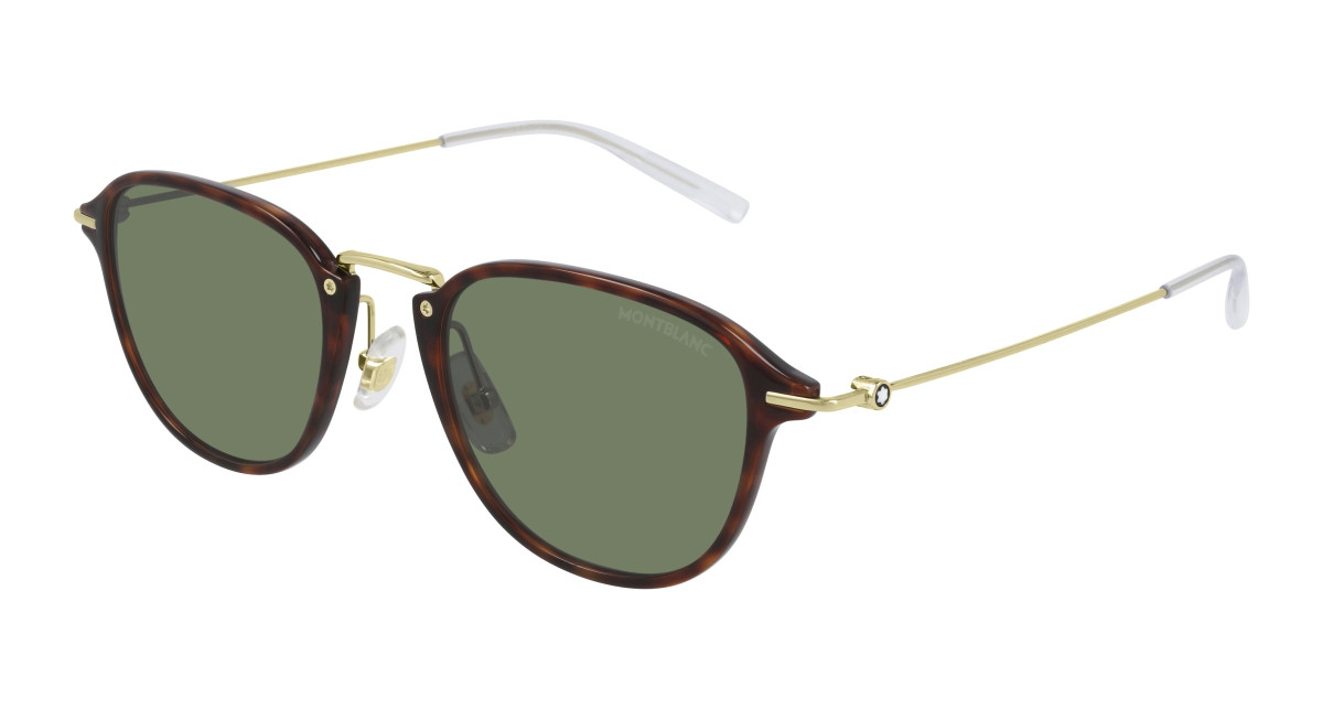 Lunettes de Soleil Montblanc MB0155S 002 Havane