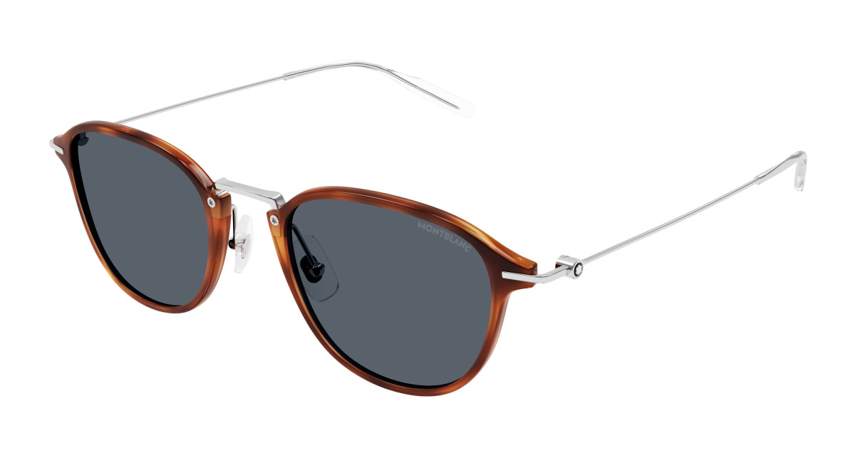 Lunettes de Soleil Montblanc MB0155S 006 Havane