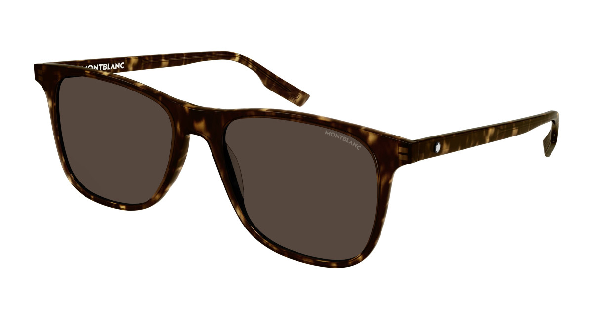 Lunettes de Soleil Montblanc MB0174S 002 Havane