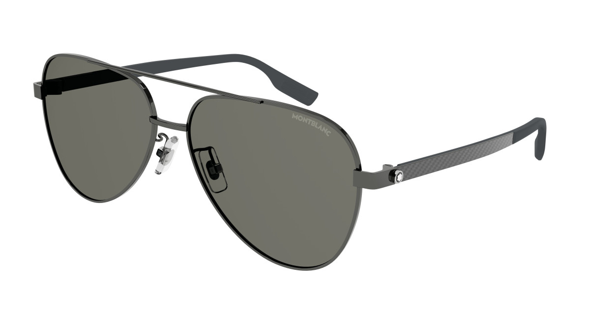 Lunettes de Soleil Montblanc MB0182S 002 Ruthenium