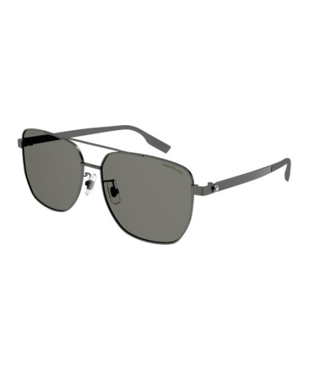 Lunettes de Soleil Montblanc MB0184SK 002 Ruthenium