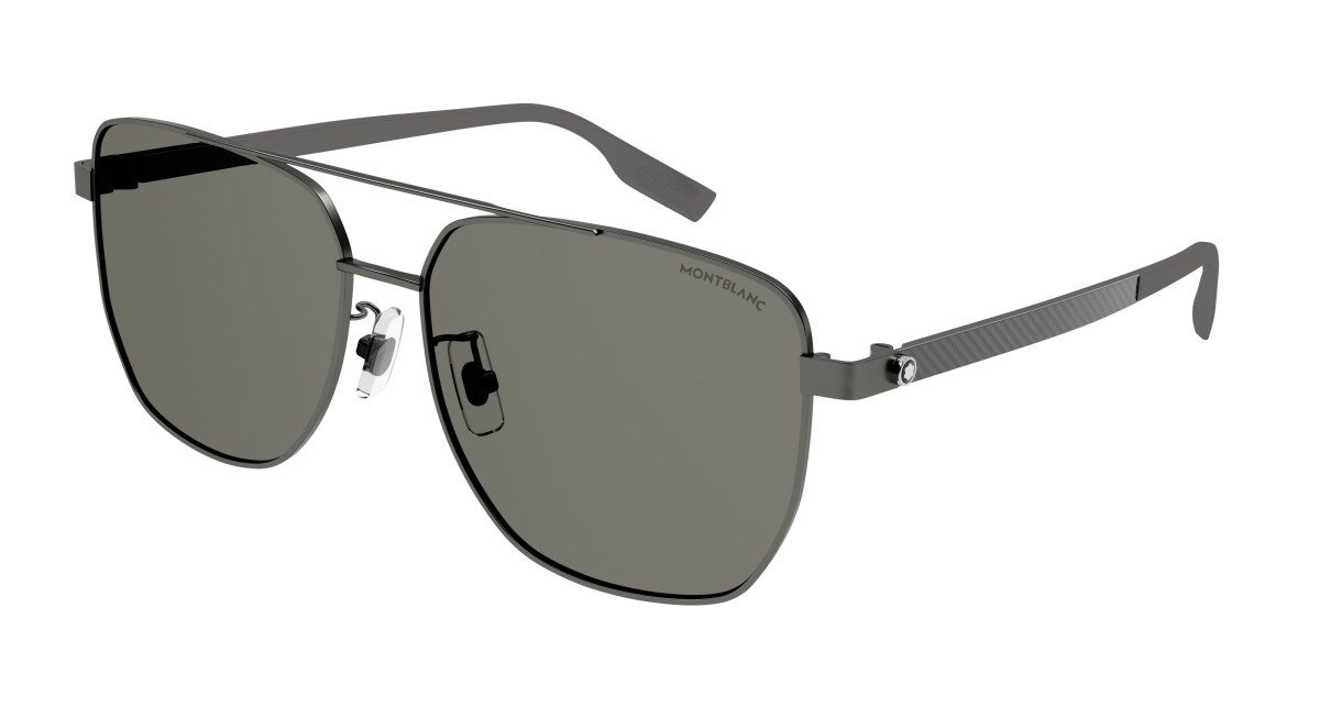 Lunettes de Soleil Montblanc MB0184SK 002 Ruthenium