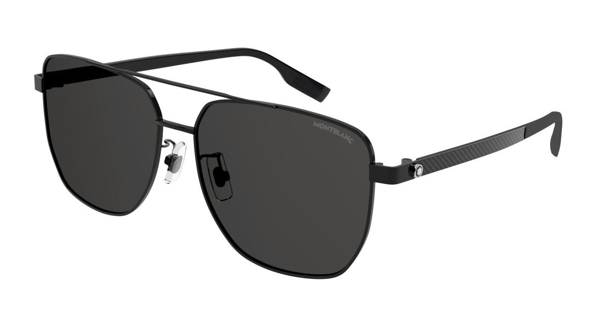 Lunettes de Soleil Montblanc MB0184SK 005 Noir