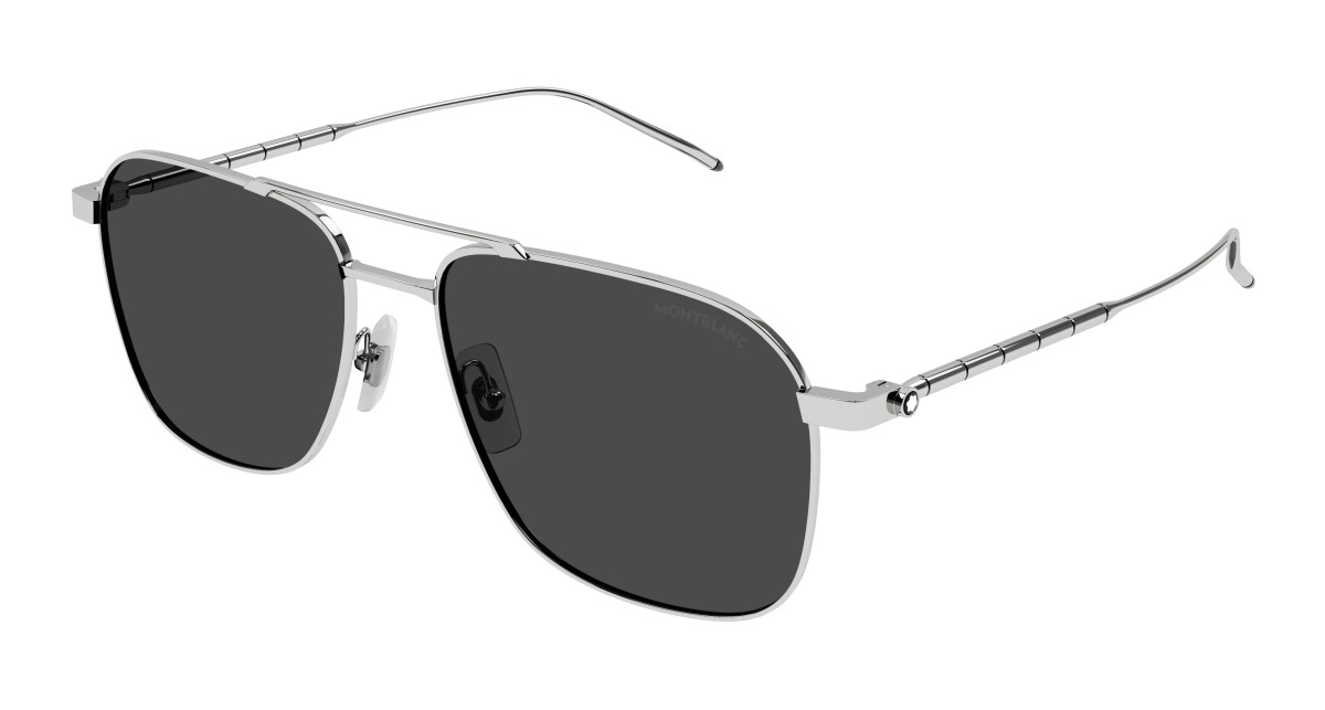 Lunettes de Soleil Montblanc MB0214S 005 Argent