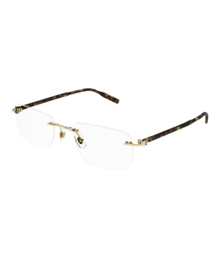 Lunettes de Vue Montblanc MB0221O 002 Or