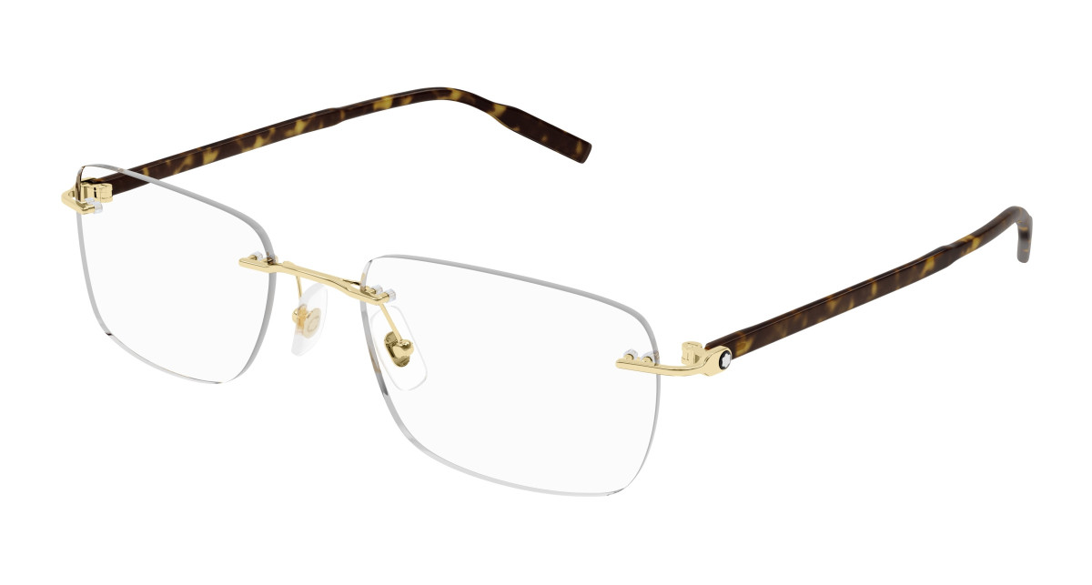 Lunettes de Vue Montblanc MB0221O 011 Or