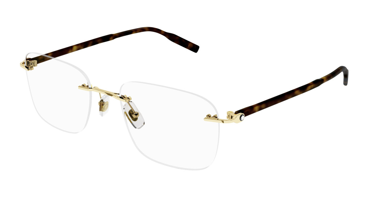 Lunettes de Vue Montblanc MB0222O 006 Or