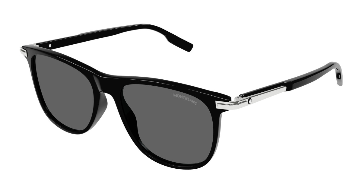 Lunettes de Soleil Montblanc MB0216SA 001 Noir