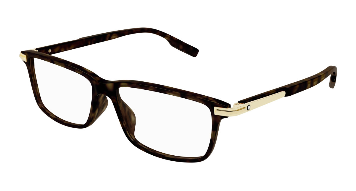 Lunettes de Vue Montblanc MB0217O 002 Havane