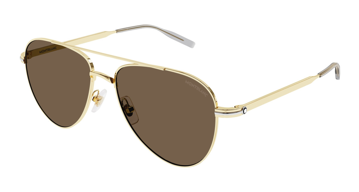 Lunettes de Soleil Montblanc MB0235S 003 Or