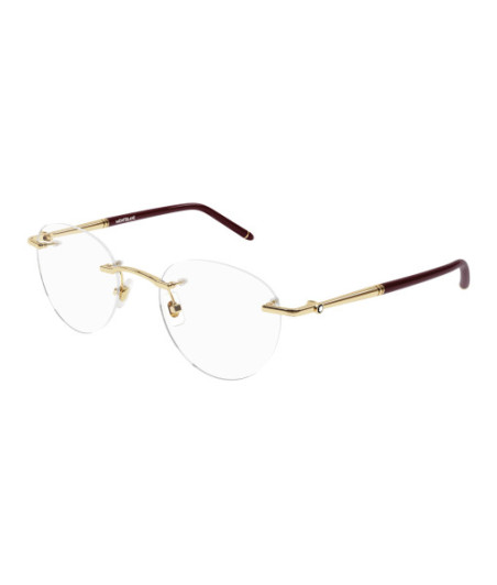 Lunettes de Vue Montblanc MB0244O 003 Or