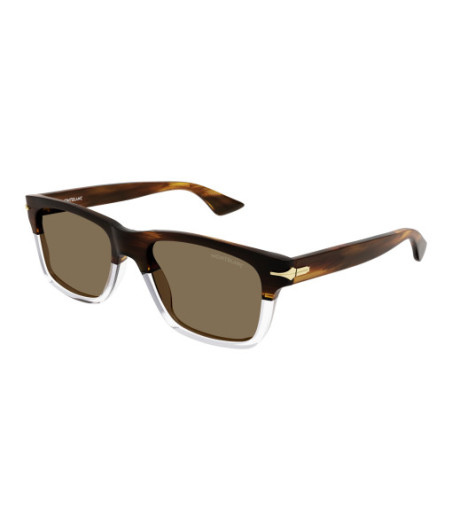 Lunettes de Soleil Montblanc MB0263S 003 Havane