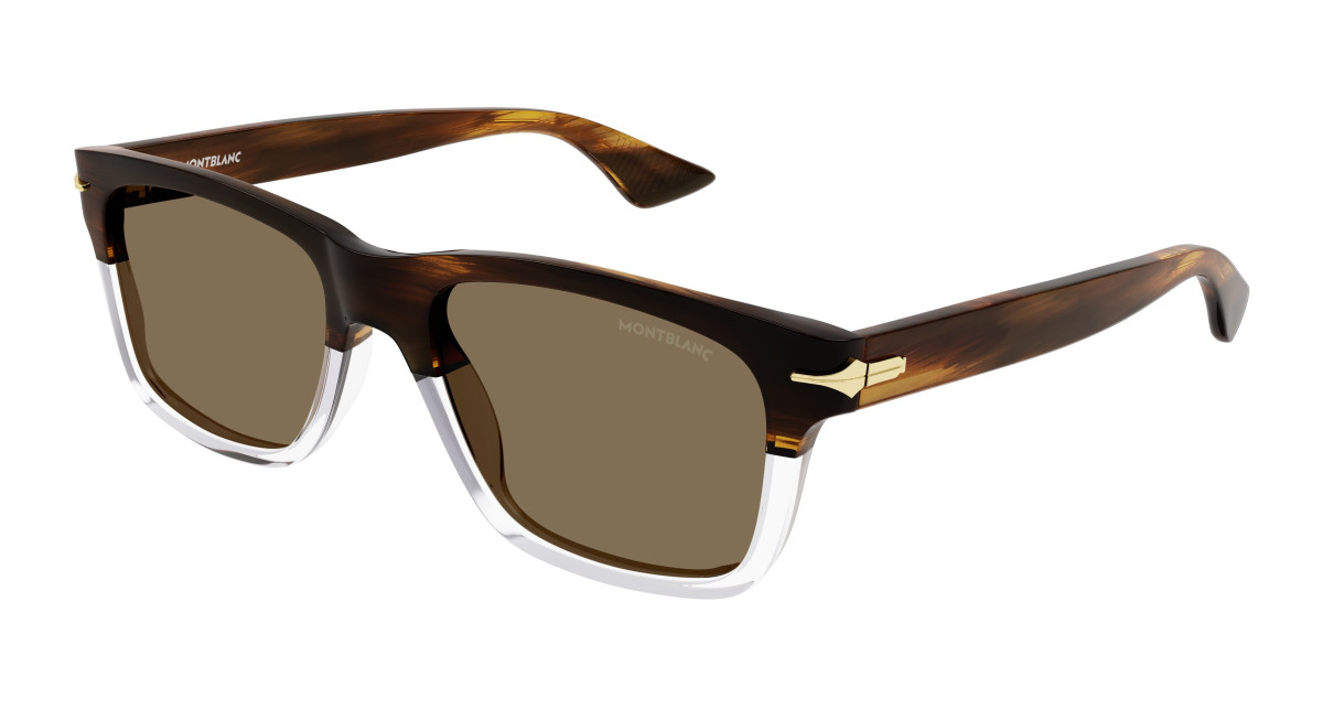 Lunettes de Soleil Montblanc MB0263S 003 Havane