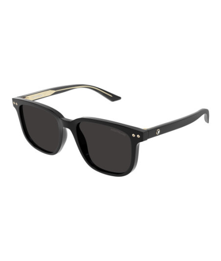 Lunettes de Soleil Montblanc MB0258SA 001 Noir