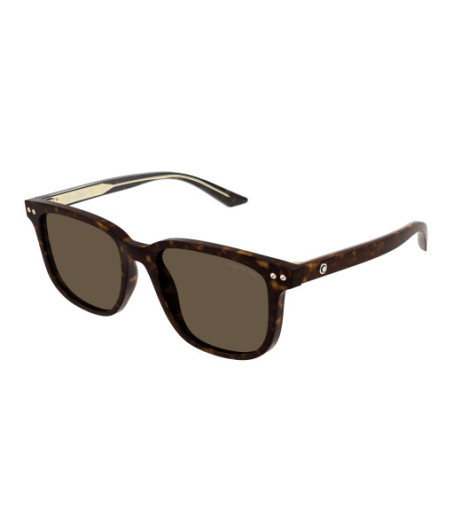 Lunettes de Soleil Montblanc MB0258SA 002 Havane