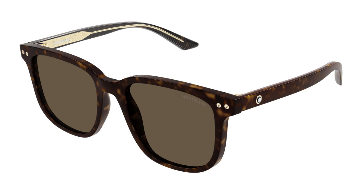 Lunettes de Soleil Montblanc MB0258SA 002 Havane