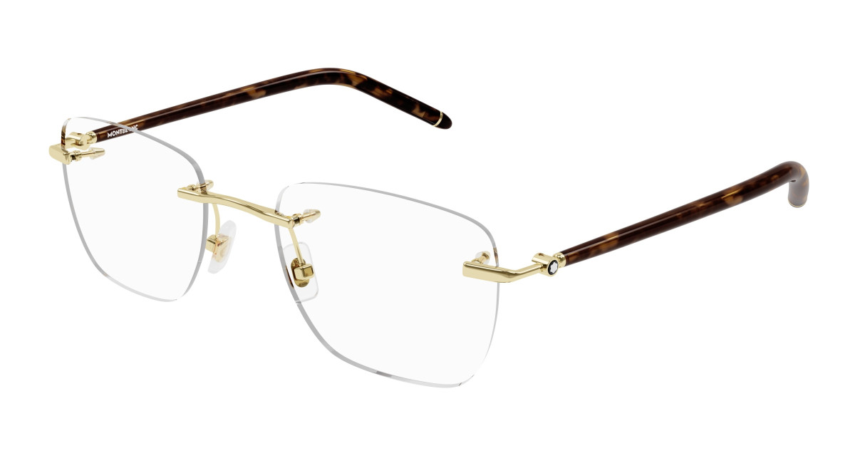 Lunettes de Vue Montblanc MB0274O 004 Or