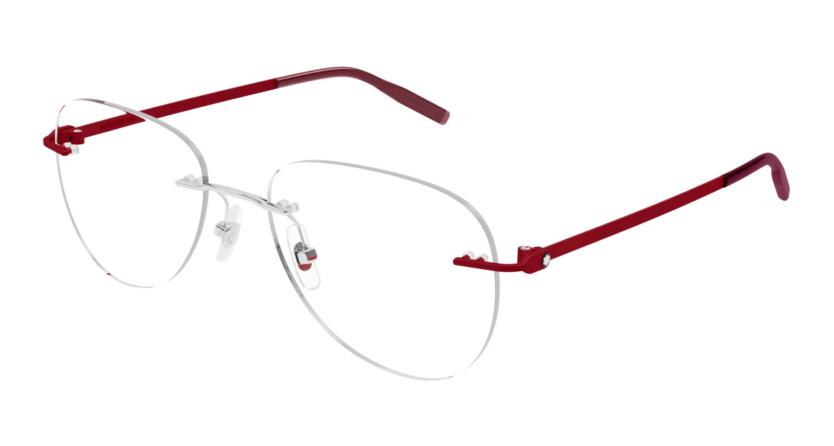 Lunettes de Vue Montblanc MB0283O 004 Argent