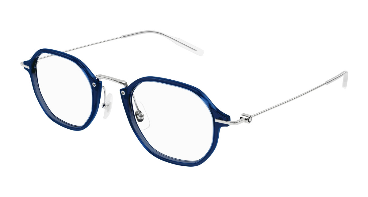 Lunettes de Vue Montblanc MB0296O 004 Bleu