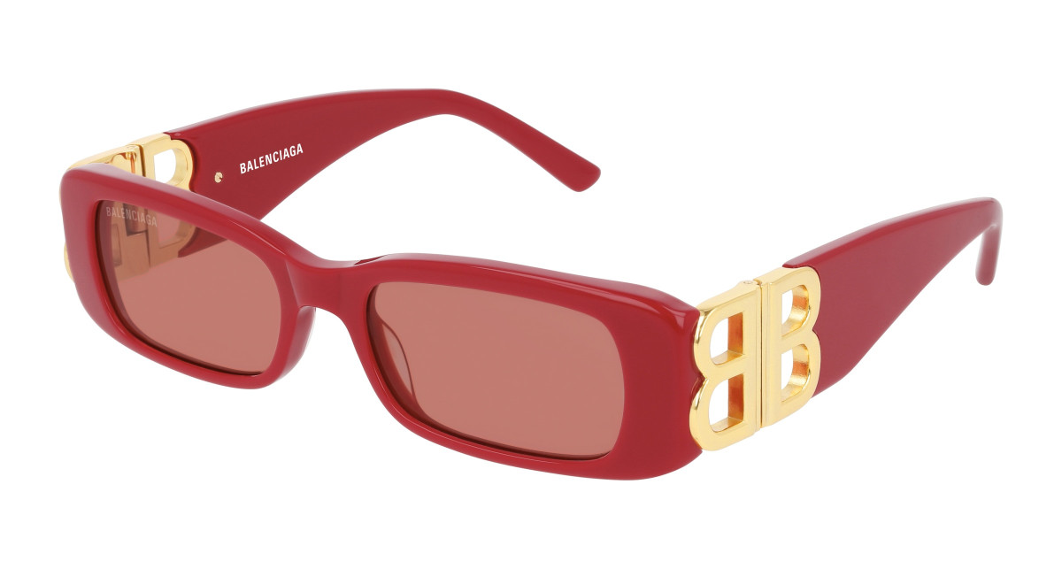 Lunettes de Soleil Balenciaga BB0096S 003 Rouge