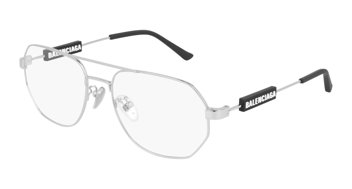 Lunettes de Vue Balenciaga BB0117O 002 Argent