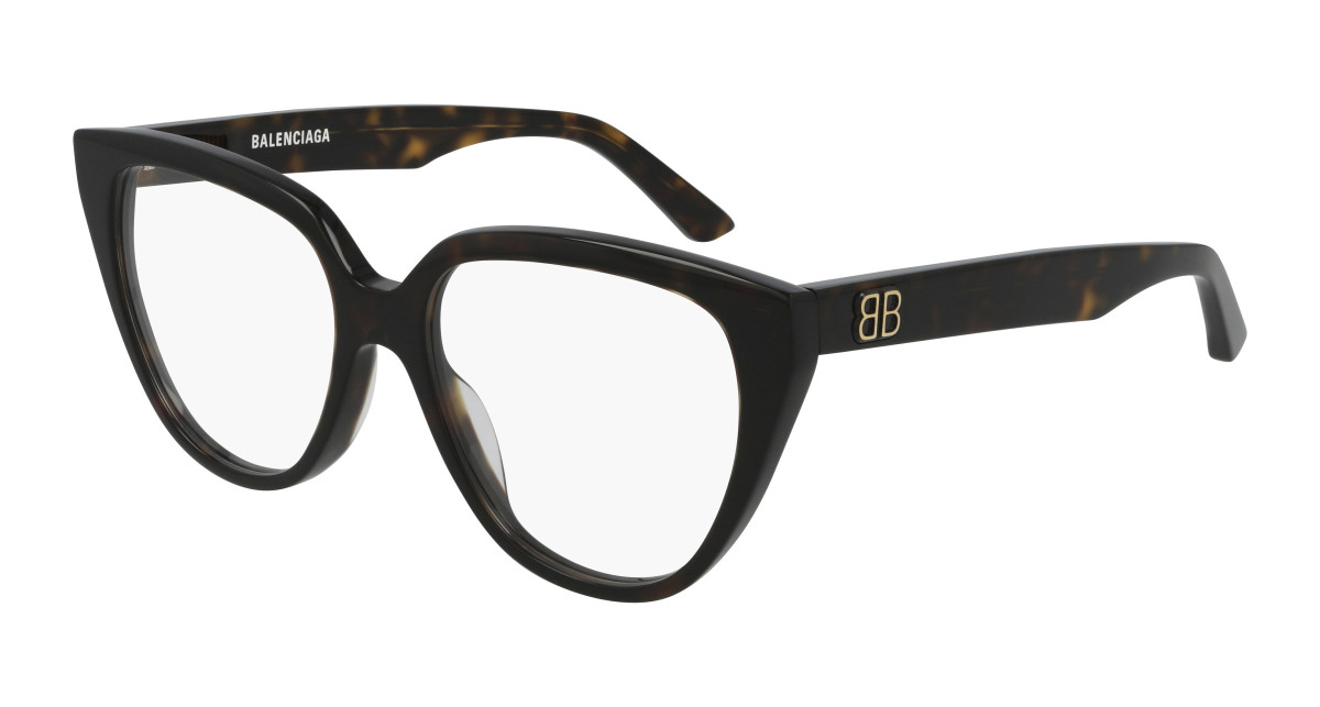 Lunettes de Vue Balenciaga BB0129O 005 Havane