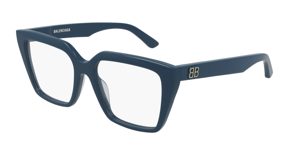 Lunettes de Vue Balenciaga BB0130O 007 Bleu