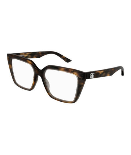 Lunettes de Vue Balenciaga BB0130O 008 Havane