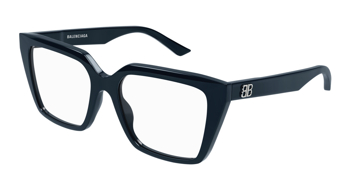 Lunettes de Vue Balenciaga BB0130O 010 Bleu