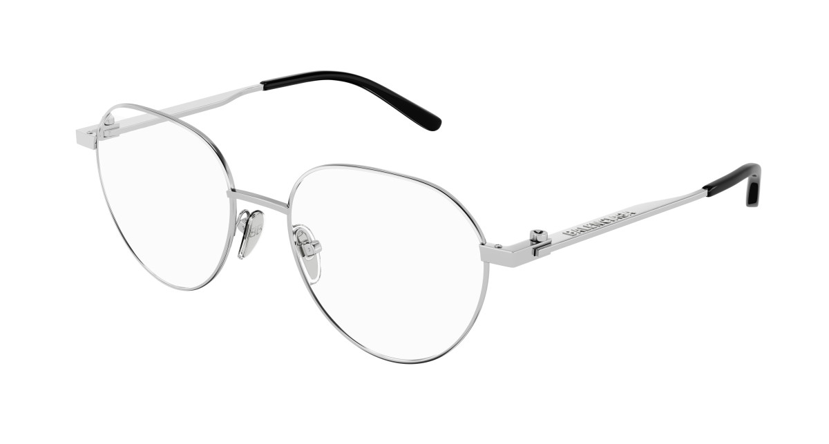 Lunettes de Vue Balenciaga BB0168O 001 Argent