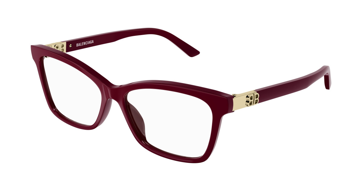 Lunettes de Vue Balenciaga BB0186O 003 Bourgogne