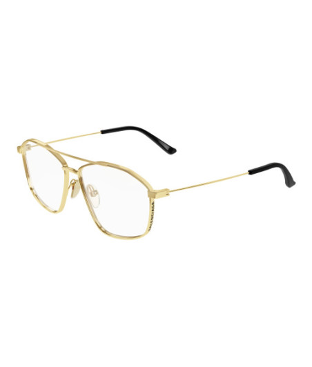 Lunettes de Vue Balenciaga BB0199O 002 Or