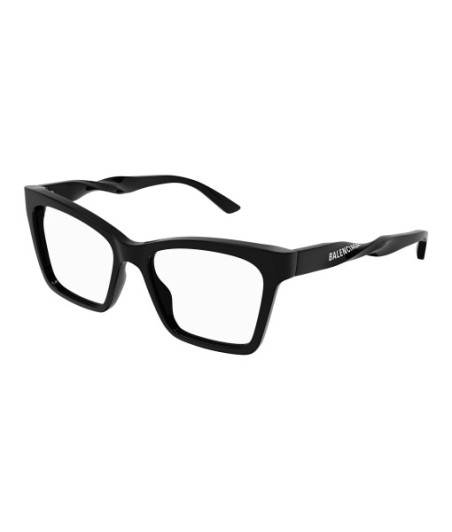 Lunettes de Vue Balenciaga BB0210O 001 Noir