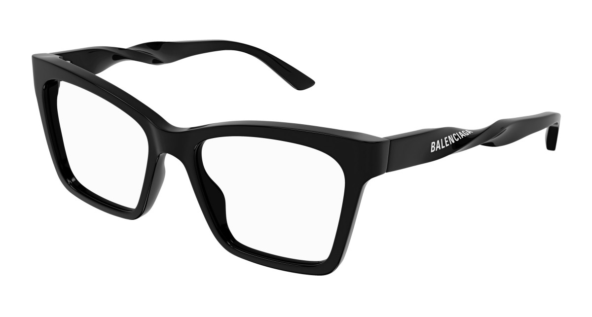 Lunettes de Vue Balenciaga BB0210O 001 Noir