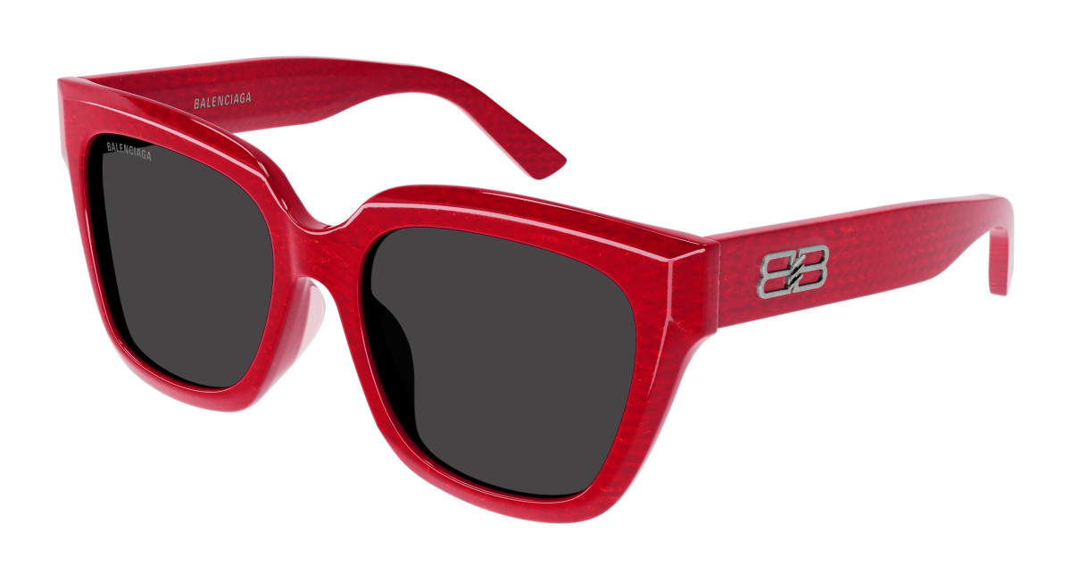 Lunettes de Soleil Balenciaga BB0237SA 003 Rouge