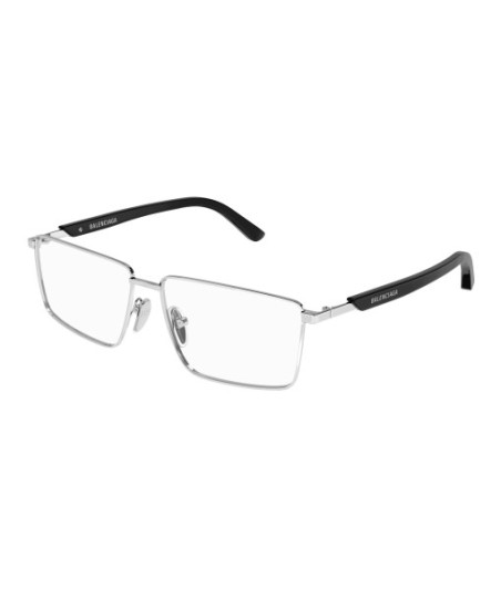 Lunettes de Vue Balenciaga BB0247O 001 Argent