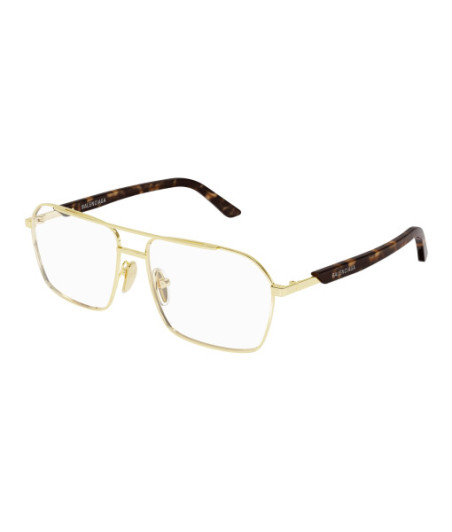 Lunettes de Vue Balenciaga BB0248O 002 Or