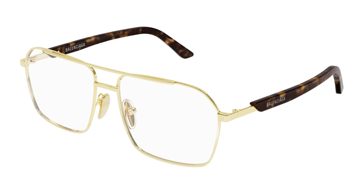 Lunettes de Vue Balenciaga BB0248O 002 Or