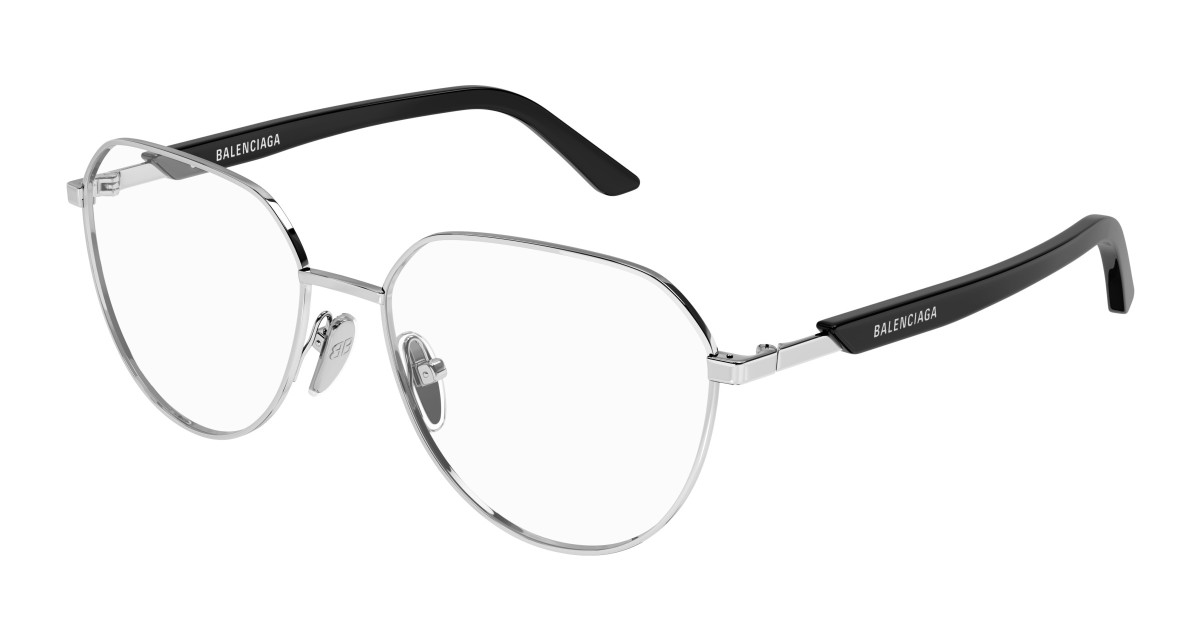 Lunettes de Vue Balenciaga BB0249O 001 Argent