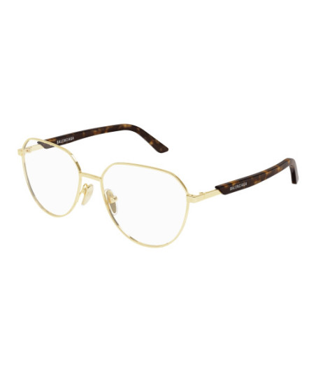 Lunettes de Vue Balenciaga BB0249O 002 Or