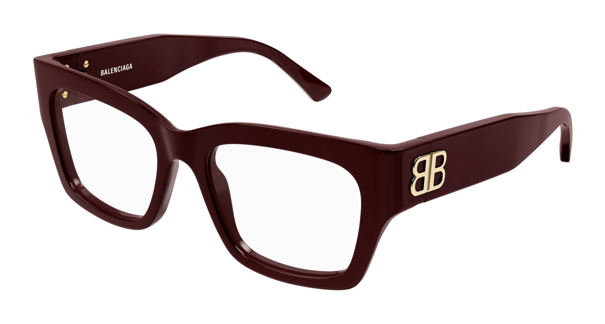 Lunettes de Vue Balenciaga BB0325O 009 Bourgogne