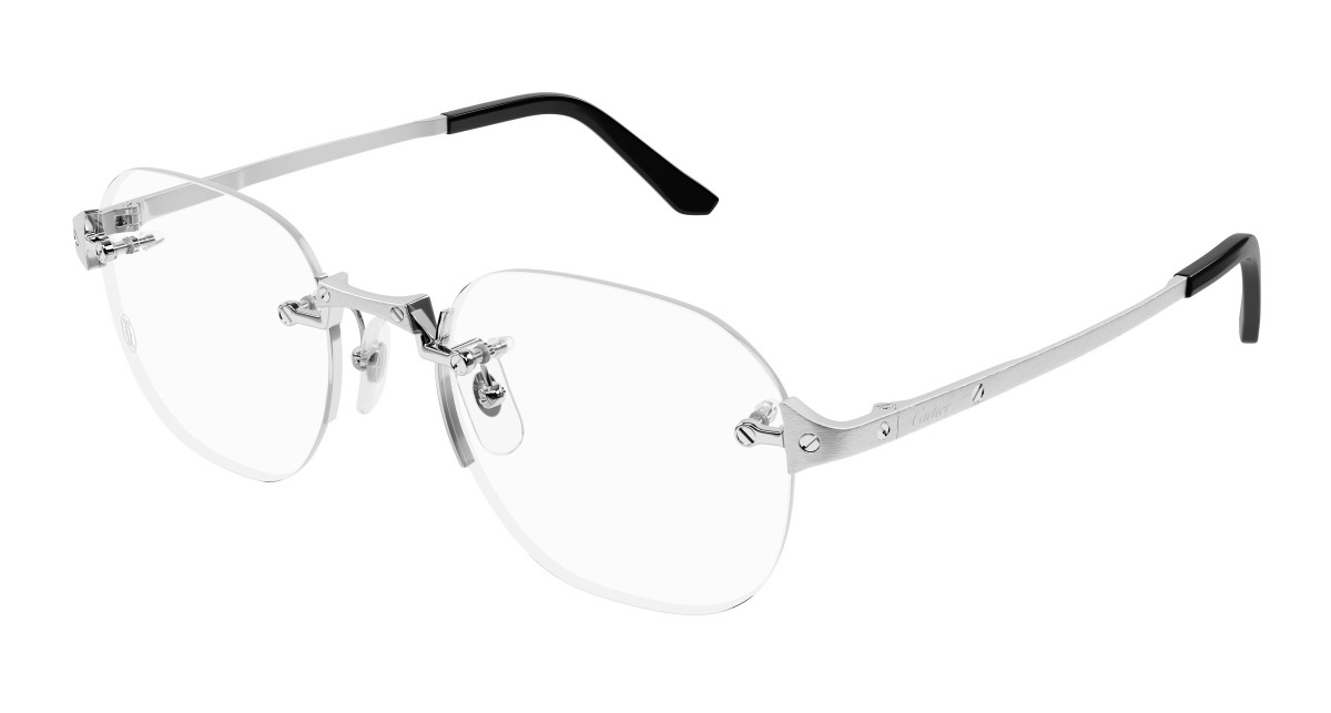 Sunglasses Cartier CT0478O 002 Silver