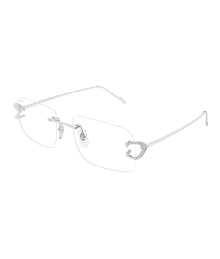 Eyeglasses Cartier CT0489S 001 Silver