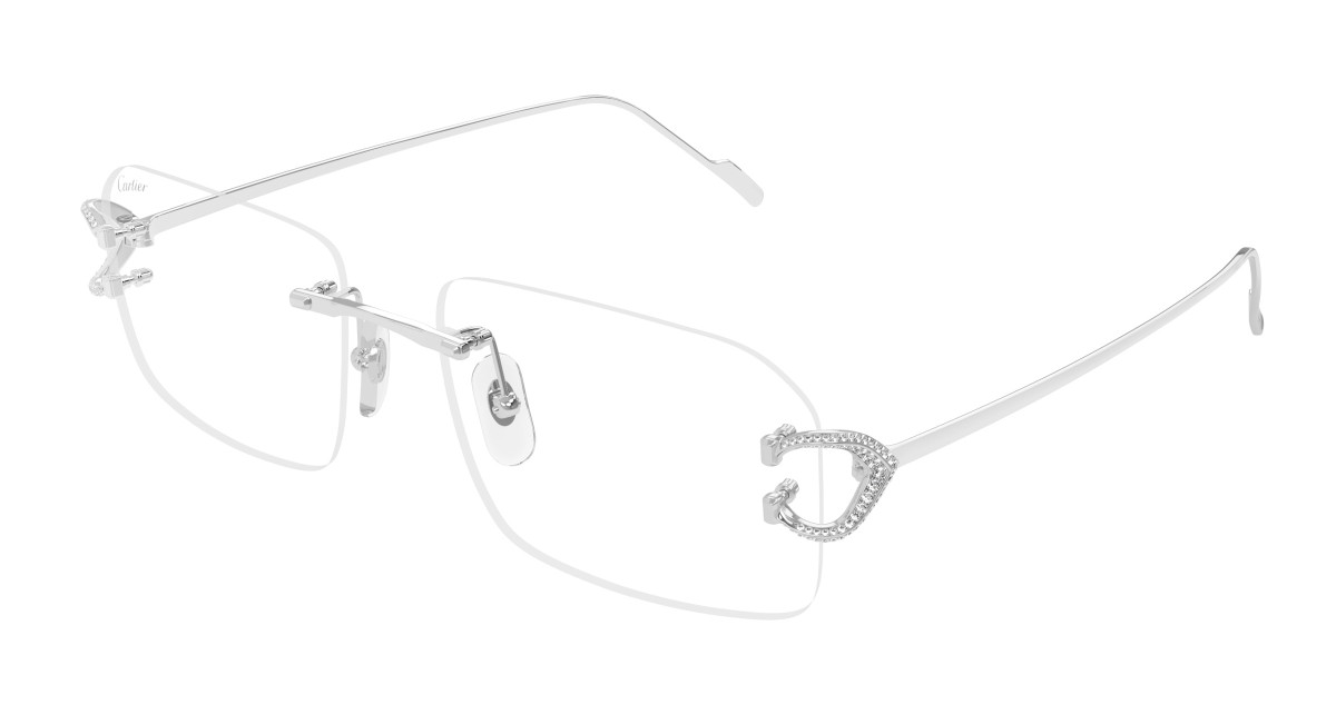 Eyeglasses Cartier CT0489S 001 Silver