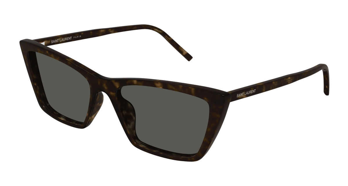 Eyeglasses Saint laurent SL 737 MICA THIN 002 Havana