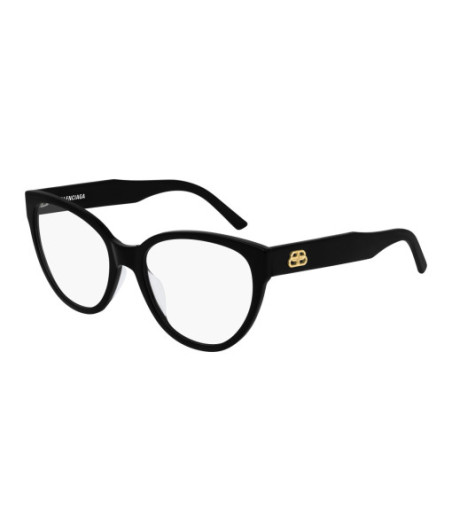 Lunettes de Vue Balenciaga BB0064O 001 Noir