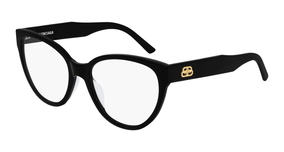 Lunettes de Vue Balenciaga BB0064O 001 Noir