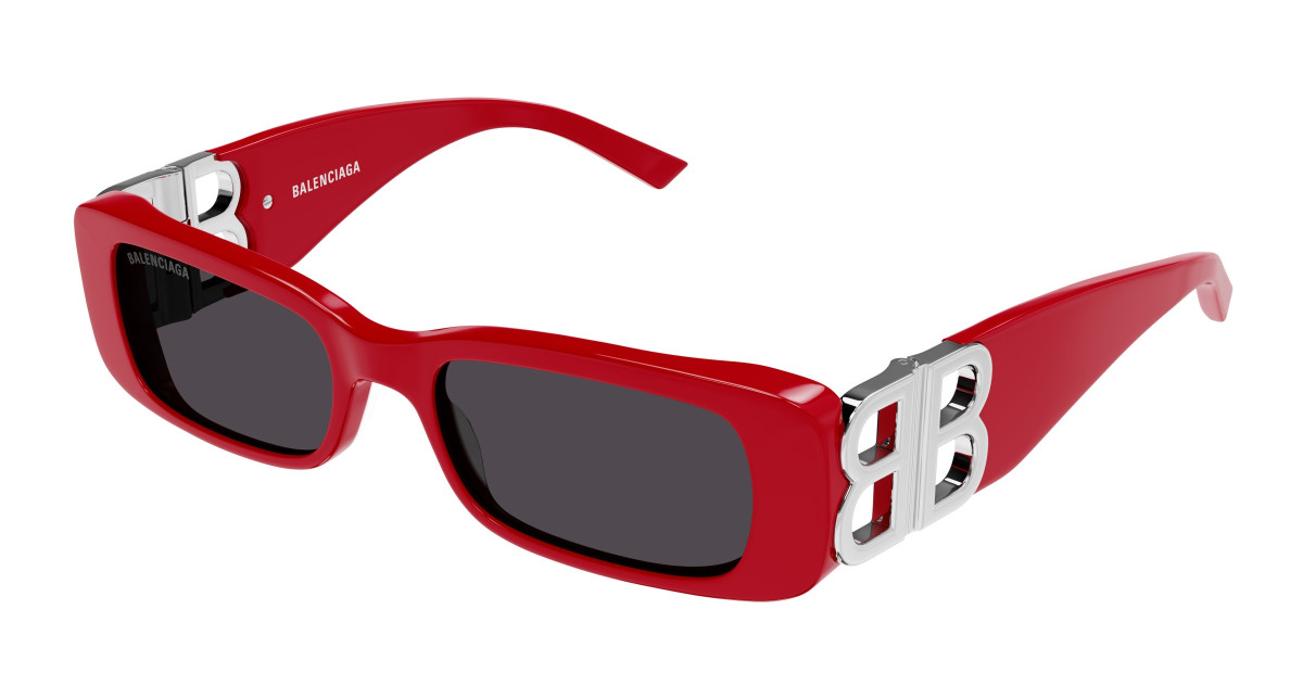 Lunettes de Soleil Balenciaga BB0096S 015 Rouge