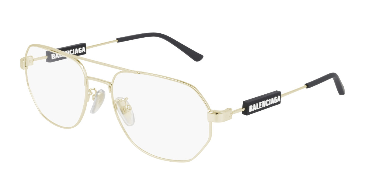 Lunettes de Vue Balenciaga BB0117O 003 Or